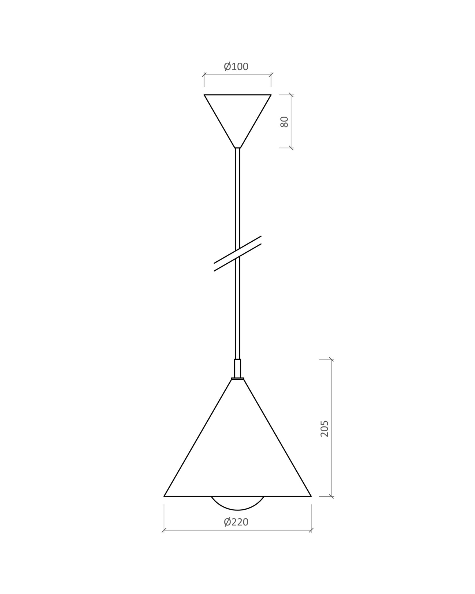 Cone lamp_illustration